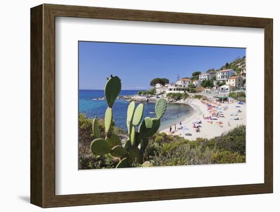 Beach of Seccheto, Island of Elba, Livorno Province, Tuscany, Italy-Markus Lange-Framed Photographic Print