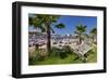 Beach of the Ambrosia Hotel in Bitez, Bodrum Peninsula, Mugla Province, Turkey-null-Framed Art Print