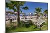 Beach of the Ambrosia Hotel in Bitez, Bodrum Peninsula, Mugla Province, Turkey-null-Mounted Art Print