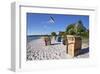 Beach of the Baltic Seaside Resort of Eckernfoerde, Schleswig-Holstein, Germany-null-Framed Art Print