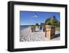 Beach of the Baltic Seaside Resort of Eckernfoerde, Schleswig-Holstein, Germany-null-Framed Art Print