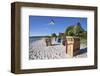 Beach of the Baltic Seaside Resort of Eckernfoerde, Schleswig-Holstein, Germany-null-Framed Art Print