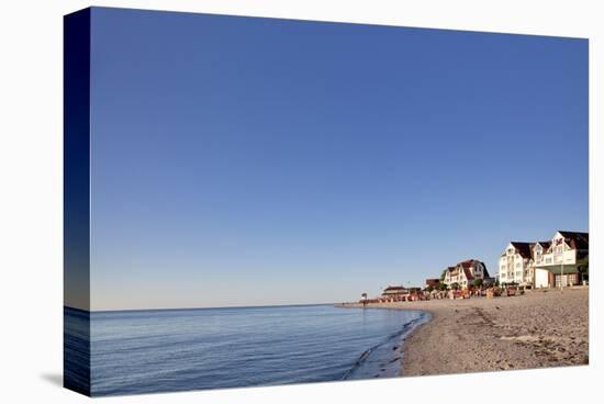 Beach of the Baltic Seaside Resort of Laboe, Schleswig-Holstein, Germany-null-Stretched Canvas