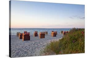 Beach of the Baltic Seaside Resort of Niendorf near the Borough of Timmendorfer Strand, Germany-null-Stretched Canvas