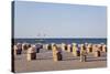 Beach of the Baltic Seaside Resort of Travemuende near Luebeck, Schleswig-Holstein, Germany-null-Stretched Canvas