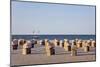 Beach of the Baltic Seaside Resort of Travemuende near Luebeck, Schleswig-Holstein, Germany-null-Mounted Art Print