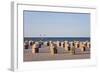 Beach of the Baltic Seaside Resort of Travemuende near Luebeck, Schleswig-Holstein, Germany-null-Framed Art Print