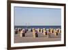 Beach of the Baltic Seaside Resort of Travemuende near Luebeck, Schleswig-Holstein, Germany-null-Framed Art Print