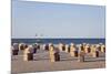 Beach of the Baltic Seaside Resort of Travemuende near Luebeck, Schleswig-Holstein, Germany-null-Mounted Art Print