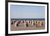 Beach of the Baltic Seaside Resort of Travemuende near Luebeck, Schleswig-Holstein, Germany-null-Framed Art Print