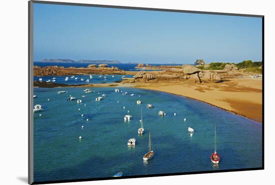 Beach of Tregastel, Cote De Granit Rose, Cotes D'Armor, Brittany, France, Europe-Tuul-Mounted Photographic Print
