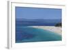 Beach of Zlatni Rat (Golden Horn) and the Island of Hvar in the Background-Markus Lange-Framed Photographic Print