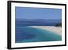 Beach of Zlatni Rat (Golden Horn) and the Island of Hvar in the Background-Markus Lange-Framed Photographic Print