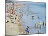 Beach on a Hot Day, Southsea, Hampshire, England, United Kingdom-Jean Brooks-Mounted Photographic Print