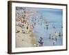 Beach on a Hot Day, Southsea, Hampshire, England, United Kingdom-Jean Brooks-Framed Photographic Print