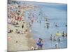 Beach on a Hot Day, Southsea, Hampshire, England, United Kingdom-Jean Brooks-Mounted Photographic Print