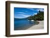 Beach on a Mountain Lake in Los Alerces National Park, Chubut, Patagonia, Argentina, South America-Michael Runkel-Framed Photographic Print