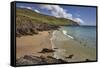 Beach on Dunmore Head, at the western end of the Dingle Peninsula, County Kerry, Munster, Republic-Nigel Hicks-Framed Stretched Canvas