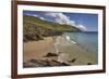 Beach on Dunmore Head, at the western end of the Dingle Peninsula, County Kerry, Munster, Republic-Nigel Hicks-Framed Photographic Print