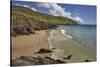 Beach on Dunmore Head, at the western end of the Dingle Peninsula, County Kerry, Munster, Republic-Nigel Hicks-Stretched Canvas