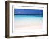 Beach on Ihuru Island, North Male Atoll, Maldives-null-Framed Art Print