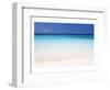 Beach on Ihuru Island, North Male Atoll, Maldives-null-Framed Art Print