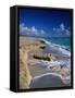 Beach on Jupiter Island-James Randklev-Framed Stretched Canvas