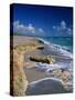 Beach on Jupiter Island-James Randklev-Stretched Canvas