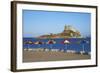 Beach on Kefalos Bay Looking Out to Kastri Island, Kos, Dodecanese, Greek Islands, Greece, Europe-null-Framed Photographic Print