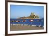 Beach on Kefalos Bay Looking Out to Kastri Island, Kos, Dodecanese, Greek Islands, Greece, Europe-null-Framed Photographic Print