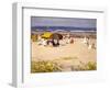 Beach on Long Island-Edward Potthast-Framed Art Print