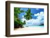 Beach on Mahe Island in Seychelles-Iakov Kalinin-Framed Photographic Print