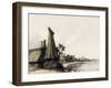 Beach on Mbau Island in 1848-null-Framed Giclee Print