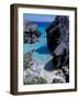 Beach on South Coast, Bermuda, Caribbean-Alan Klehr-Framed Photographic Print