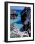 Beach on South Coast, Bermuda, Caribbean-Alan Klehr-Framed Photographic Print