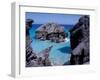 Beach on South Coast, Bermuda, Caribbean-Alan Klehr-Framed Photographic Print