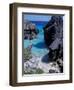 Beach on South Coast, Bermuda, Caribbean-Alan Klehr-Framed Photographic Print