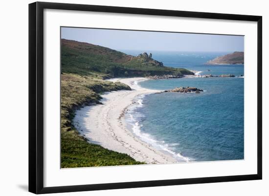 Beach on St. Martin's Island, Isles of Scilly, United Kingdom, Europe-Peter Groenendijk-Framed Photographic Print