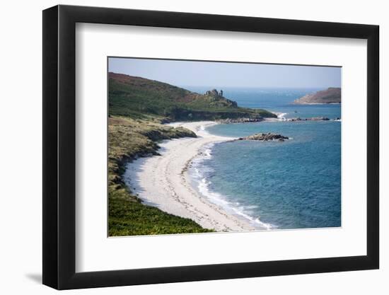 Beach on St. Martin's Island, Isles of Scilly, United Kingdom, Europe-Peter Groenendijk-Framed Photographic Print