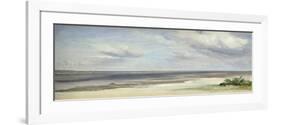 Beach on the Baltic Sea at Laboe, 1842-Jacob Gensler-Framed Giclee Print