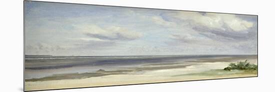 Beach on the Baltic Sea at Laboe, 1842-Jacob Gensler-Mounted Giclee Print