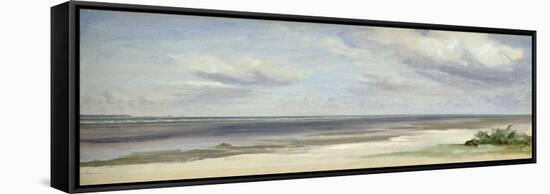 Beach on the Baltic Sea at Laboe, 1842-Jacob Gensler-Framed Stretched Canvas