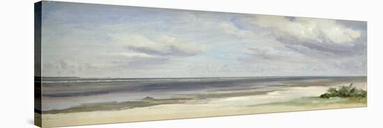 Beach on the Baltic Sea at Laboe, 1842-Jacob Gensler-Stretched Canvas