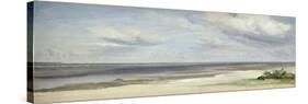 Beach on the Baltic Sea at Laboe, 1842-Jacob Gensler-Stretched Canvas