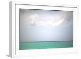 Beach on the Caribbean Island of Grenada-Frank May-Framed Photo