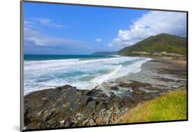 Beach on the Great Ocean Road, Victoria, Australia-null-Mounted Art Print