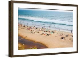 Beach on the Indian Ocean. India (Tilt Shift Lens).-Andrey Armyagov-Framed Photographic Print