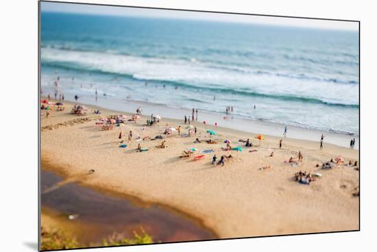 Beach on the Indian Ocean. India (Tilt Shift Lens).-Andrey Armyagov-Mounted Photographic Print