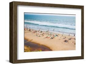 Beach on the Indian Ocean. India (Tilt Shift Lens).-Andrey Armyagov-Framed Photographic Print