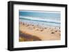 Beach on the Indian Ocean. India (Tilt Shift Lens).-Andrey Armyagov-Framed Photographic Print